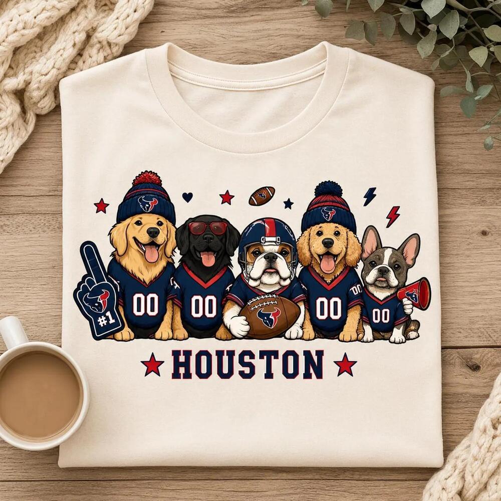 Houston Texans Dog Squad T-Shirt